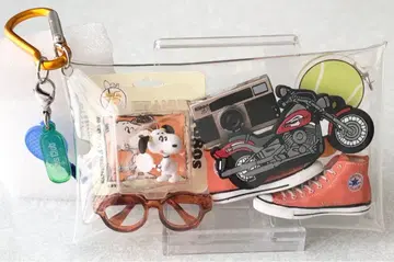 가챠 파우치 PEANUTS 스누피 테니스 시합 원정 1개