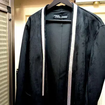 ZARA 택 포함 블랙 롱 자켓 XL