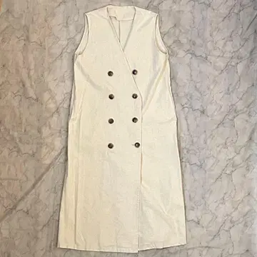 베스트 아이보리 슬리브리스 베스트 롱