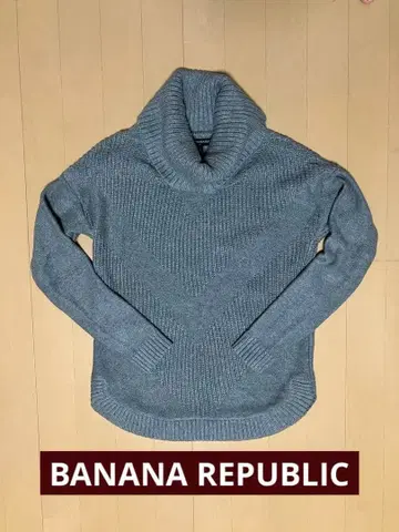 BANANA REPUBLIC 바나나 리퍼블릭 그레이 오프 터틀넥 스웨터