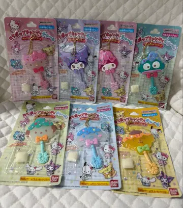 [ 총 7종 ] 산리오 롤리팝 캔디 참 풀 컴플리트