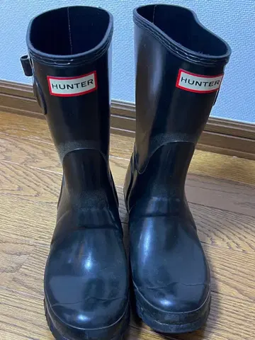 HUNTER 블랙 장화 37
