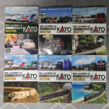 KATO 철도 모형 카탈로그 2015-2020 전 6권 세트