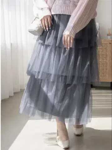 쿠레트 티어드 샤샤 스커트