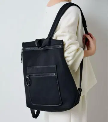 [ 새상품급 ] PAPILLONNER WET 라인 백팩 블랙