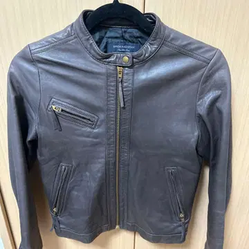 SPICK AND SPAN 브라운 양가죽 레더 자켓 38 사이즈