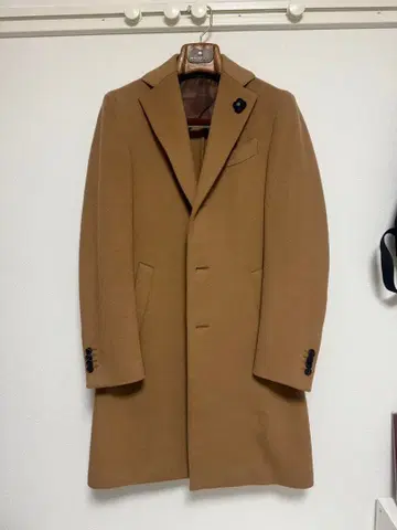 LARDINI 라르디니 체스터 코트 울 42