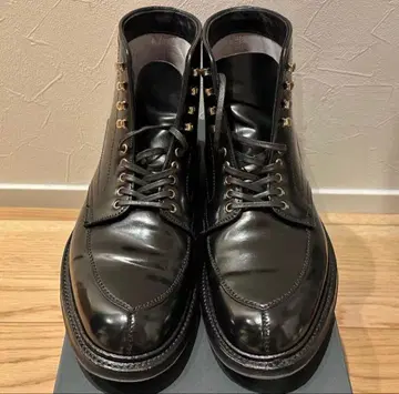 Alden 코도반 BROGUE 별주 V 칩 부츠 7D