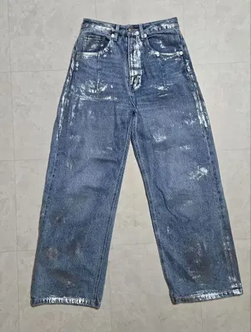 FREAK'S STORE 프릭스스토어 호일 프린트 데님 팬츠