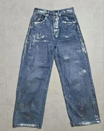 FREAK'S STORE 프릭스스토어 호일 프린트 데님 팬츠