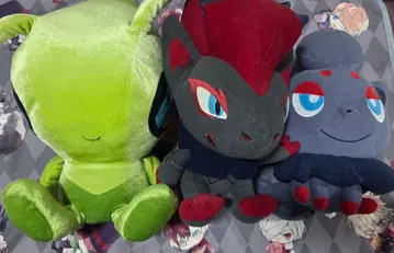 포켓몬 봉제 인형 3종 세트 세레비 조로아 조로아크