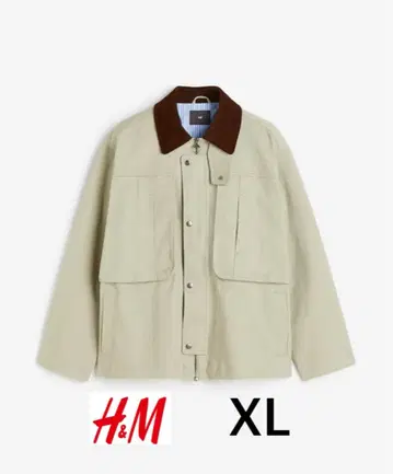 H &M 루즈핏 트윌 자켓 XL