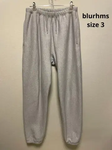 blurhms 두꺼운 원단 스웨트 팬츠 3 그레이