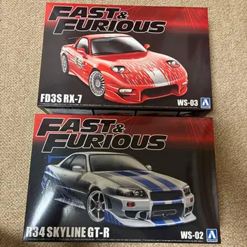 와일드 스피드 R34 스카이라인 GT-R &FD3S RX-7