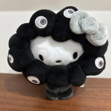 블랙 미야쿠미야쿠 키티  봉제 인형 카라비너 산리오 BC 블랙