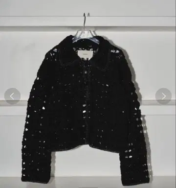 TODAYFUL 레이스 가디건 블랙