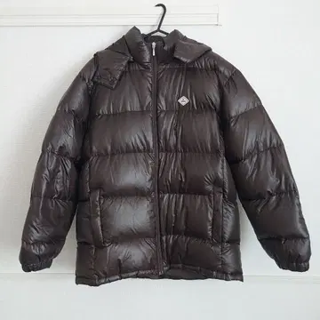 던롭 DUNLOP 후드 부착 브라운 다운 자켓 LL