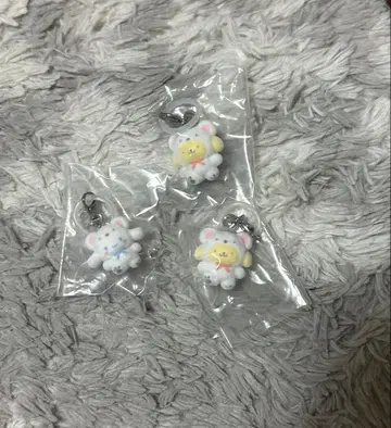 메지루시 액세서리 산리오 캐릭터즈 후와후와 스노우 3종 세트