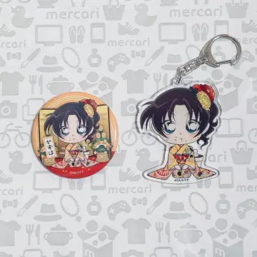 명탐정 코난 NewDays 신년 인사 캔뱃지 아크릴 키링