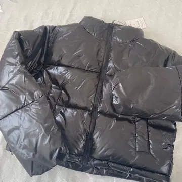 그레일 미사용 새상품 점퍼 블랙 기장 짧은 면 포함 프리 택 포함