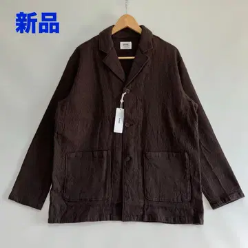 새상품 weac. 위크 면/울 WARM JACKET 브라운 M~L