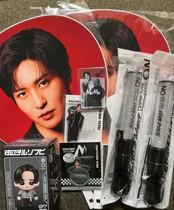 미개봉 새상품 SnowMan 응원봉 메구로 렌 ON 돔 투어 굿즈