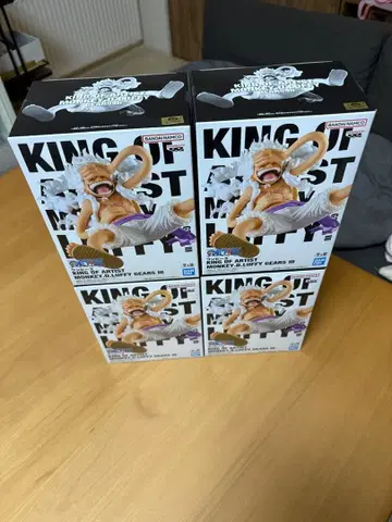 KING OF ARTIST 몽키 D 루피 GEAR III 4체 세트