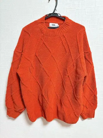 아줄바이마우지 케이블 니트 스웨터 튜닉 원피스