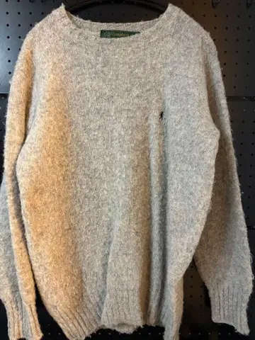 짐플렉스 울 100% 그레이 크루넥 스웨터