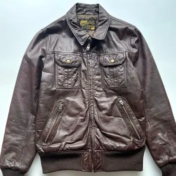 [ EDWIN ] 에드윈 가죽 자켓 돈피