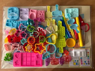 [ 묶음 판매 ] 점토 찍기 틀, 주걱 등