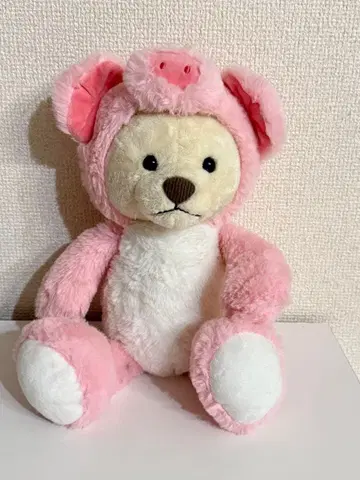돼지 귀 달린 곰 봉제 인형 인형옷