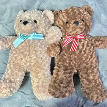 러블리 로즈 베어 BIG 큰 봉제 인형 곰 2점 세트 AMUSE