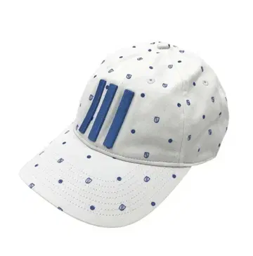 adidas 올 패턴 모자 화이트&블루