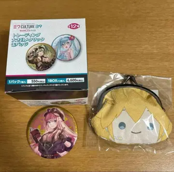 하츠네 미쿠 39Culture 2024 트레이딩 빅 메탈릭 캔뱃지