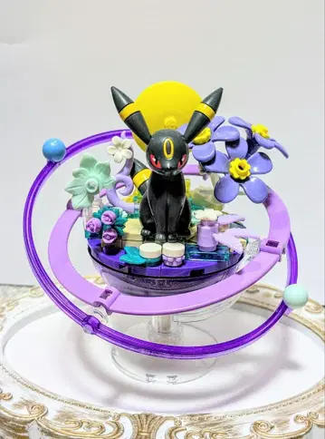 [포켓몬] 블래키 keeppley 조립 블록 지구본과 꽃 테마