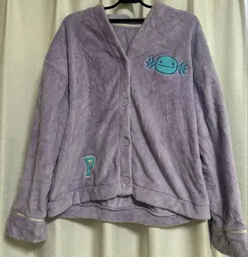 GU 포켓몬 시리즈 파자마 M 사이즈 우파 퍼플 룸웨어