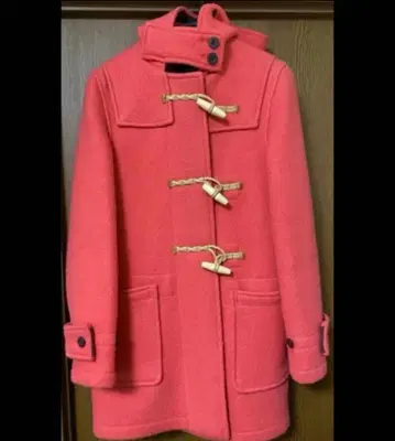 가격 인하 중 글로버올 더플 코트 몬티 핑크