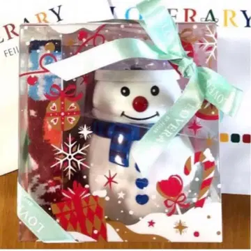 페이러 손수건 캔디 오너먼트 스노우맨 미러볼 세트