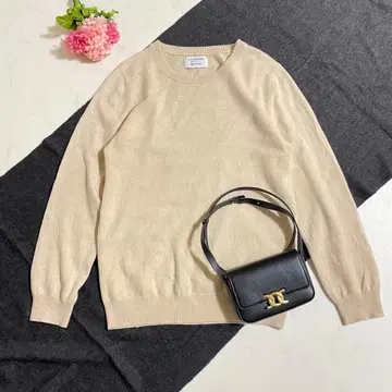 NANO BASE 나노베이스 캐시미어 100% 니트 아이보리 L 사이즈