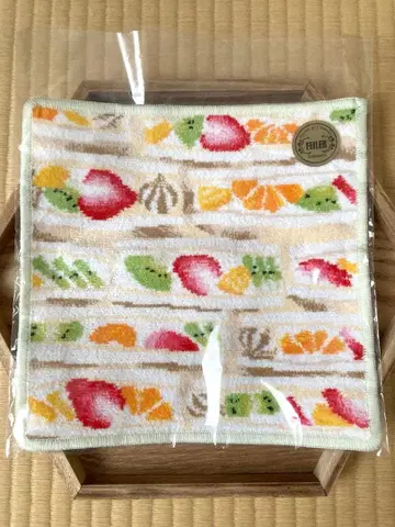 [ 새상품 ] 페이 타월 손수건 후르츠 샌드