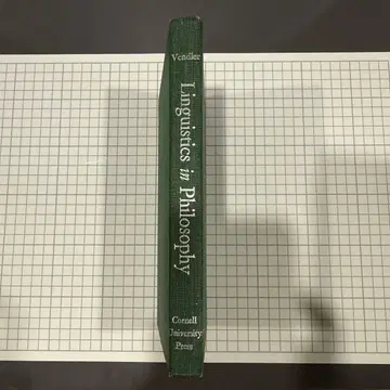 Linguistics in Philosophy Zeno Vendler