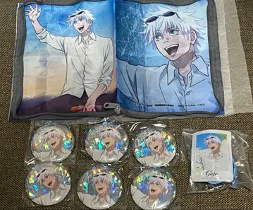 주술회전 휴식 고죠 사토루 캔뱃지