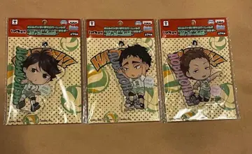 하이큐 큥캐릭터 아크릴 플레이트 키링 오이카와 마츠카와 하나마키