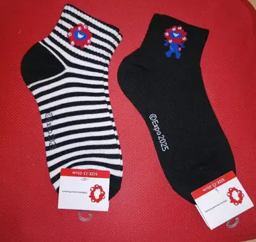 EXPO 2025 공식 미야쿠미야쿠 여성용 양말 2족 세트
