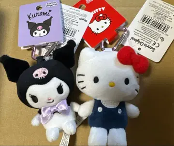 산리오 키티 쿠로미 키링 카라비너 포함 마스코트 산리오