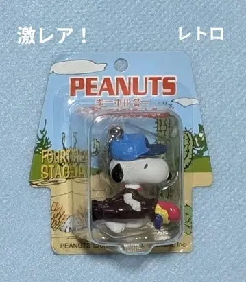 초레어! SNOOPY 밀레니엄 컬렉션 키링 골프 레트로