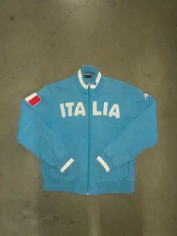 카파 이탈리아 국기 자수 저지 스카이블루