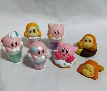 커비프렌드 피규어 소프트 비닐 묶음 판매 별의 커비 7세트