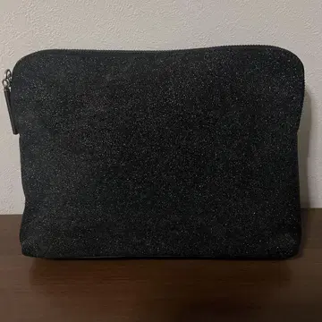 개점 세일 인기 새상품급 쓰리원 필립림 가죽 x 글리터 클러치